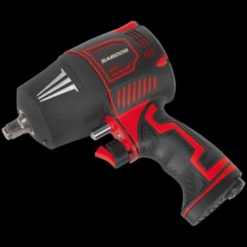 Sealey SA6006 Heavy Duty Twin Hammer Composite Air Impact Wrench 1/2" Drive