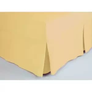 Fitted Sheet Valance King Saffron