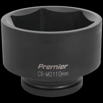 Sealey 1" Drive Hexagon Impact Socket Metric 1" 110mm