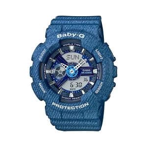 Casio Baby-G Standard Analog-Digital Watch BA-110DC-2A2 - Blue