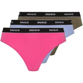Hugo 3 Pack Stripe Thong - Multi