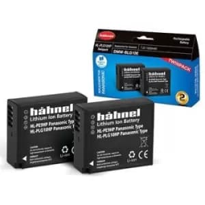 Hahnel HL-PLG10HP Battery (Panasonic DMW-BLG10E) - Twin Pack