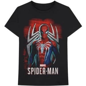 Marvel Comics - Spiderman Games 1 Unisex Large T-Shirt - Black
