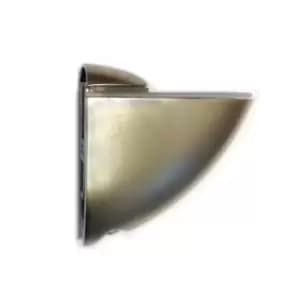 GTV Adjustable Shelf Support Glass Clamp Pelican Chrome 75 x 67mm Medium - Colou