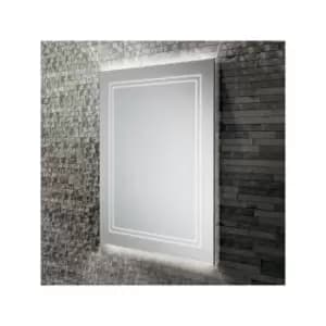 HiB Outline 60 LED Back-Lit Bathroom Mirror 800mm H x 600mm W