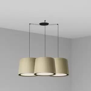 Samba Triple Cylindrical Cluster Drop Light Beige, E27