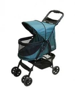 Happy Trails No-Zip Pet Stroller Emerald
