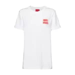 Hugo Dibiusa Cotton T Shirt - White
