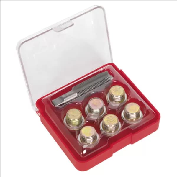 Genuine SEALEY VS617 Oil Drain Plug Thread Repair Set - M17