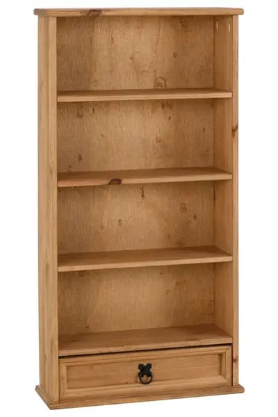 Seconique Corona 1 Drawer DVD Rack Natural