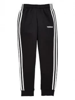 Adidas Youth Boys 3-Stripes Pants - Black