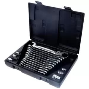 KS Tools 503.4868 Crowfoot wrench set 18 Piece 19 mm