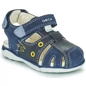 Geox SANDAL DELHI BOY boys's Childrens Sandals in Blue toddler,4.5 toddler,5.5 toddler,6 toddler