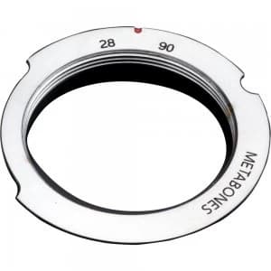 Metabones L39-M-28_90 LensLeica MMetabones L39 28-90mm Lens to Leica M Camera 6-Bit Lens Mount Adapter - L39-M-28_90 - Black