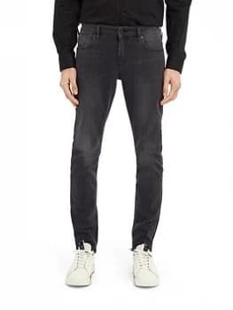 Scotch & Soda Skim Slim Fit Fallen Hero Jeans, Grey, Size 30, Length Long, Men