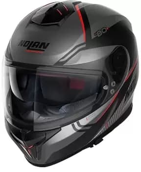 Nolan N80-8 Astute N-Com Helmet, grey-silver, Size L, grey-silver, Size L