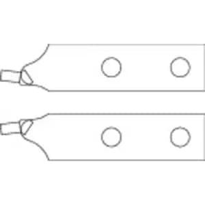Gedore Pair of spare tips angled d 4.5 mm
