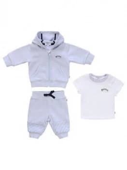 Hugo Boss Logo Tracksuit and T-Shirt Size 12 Months Boys Gift Set