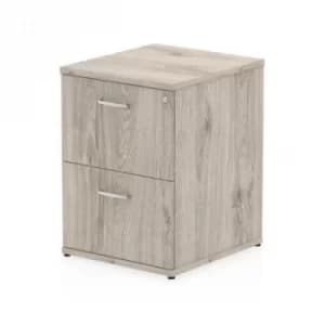 Impulse Filing Cabinet 2 Drawer Grey Oak