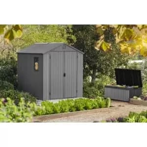 Keter Darwin 6 x 8ft Shed - Grey