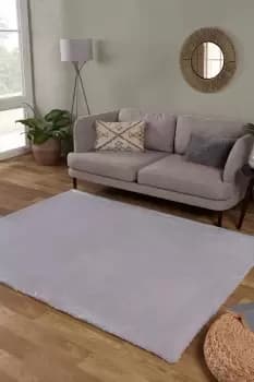 Lulu Plain Rug - Size: 150x200cm - Silver