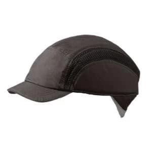Centurion Airpro Baseball Bump Cap Reduced Peak Black Ref CNS38BLRP Up