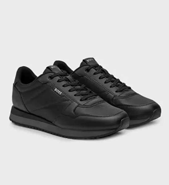BOSS kai runn trainers in Black UK 9 (EU 43)