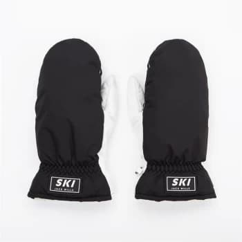 Jack Wills Ski Mittens - Black