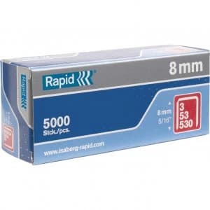 Rapid Type 53 Galvanised Staples 8mm Pack of 5000