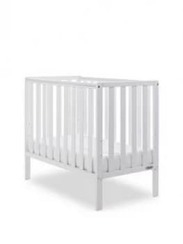 Obaby Bantam Space Saver Cot Bed & Mattress, White