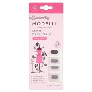 Modelli Moth Proofer Sachets - 4 Pack - Fleur Rouge