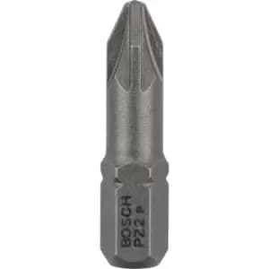 Bosch Extra Hard Pozi Screwdriver Bits PZ2 25mm Pack of 25