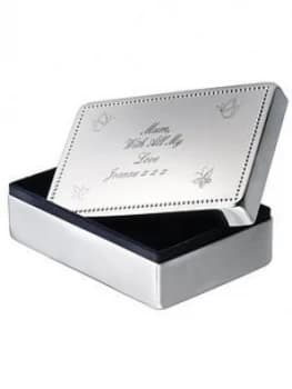 Personalised Butterfly Jewellery Box, Women