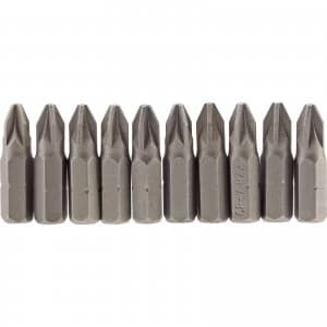 Draper Pozi Screwdriver Bit PZ2 25mm Pack of 10