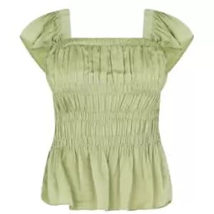 Ted Baker Alovia Smock Top - Green