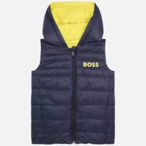 Hugo Boss Boys Sleeveless Puffer Jacket - Lime - 5 Years