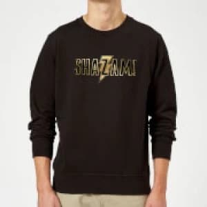 Shazam Gold Logo Sweatshirt - Black