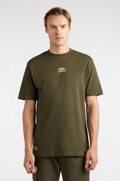 Umbro City Silo Crew Tee Green