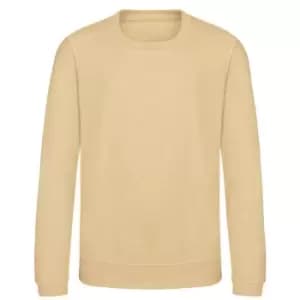 AWDis Just Hoods Childrens/Kids Sweatshirt (12-13 Years) (Desert Sand)