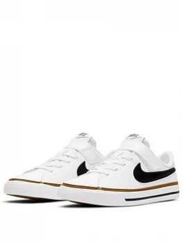 Nike Court Legacy Childrens Trainer - White/Black, Size 11
