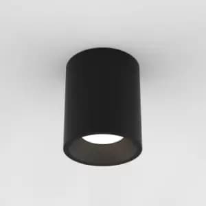 Kos Outdoor Round Surface Mounted LED Downlight Textured Black IP65