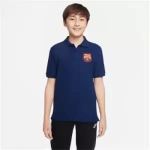 Nike FCB Polo Shirt Juniors - Blue