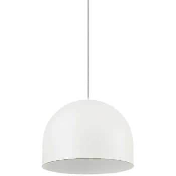 Ideal Lux Lighting - Ideal Lux Tall - 1 Light Dome Ceiling Pendant Light White