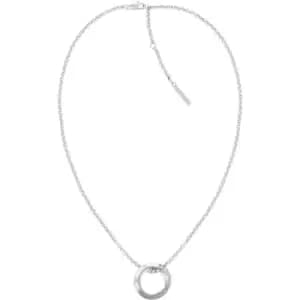 Ladies Calvin Klein Twisted Metal Necklace