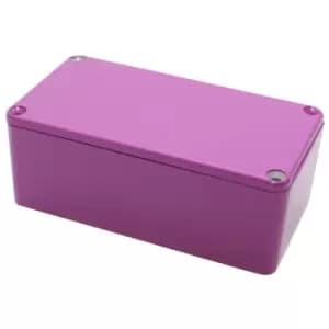 Hammond 1590BSPR Die Cast Stomp Box Purple 112 x 60 x 38