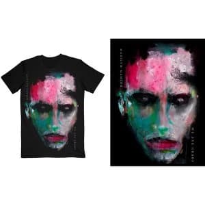 Marilyn Manson - We Are Chaos Cover Unisex Large T-Shirt - Black