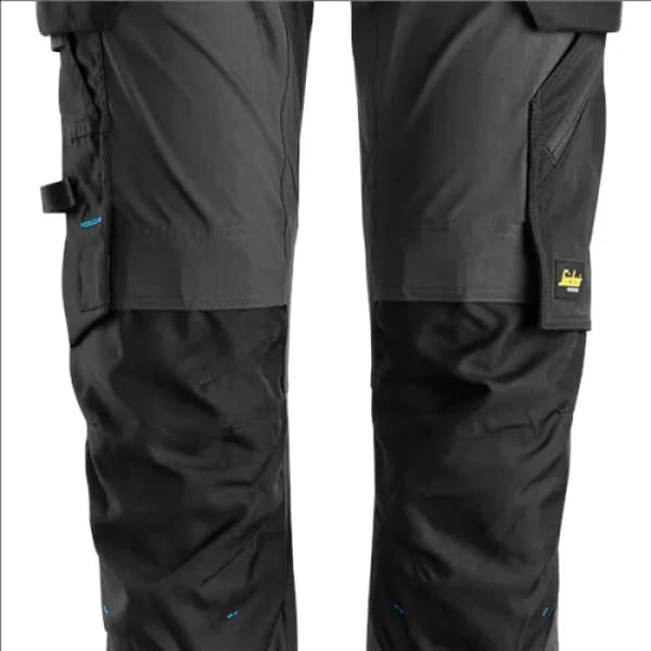 Snickers LiteWork Trousers+ Detachable Holster Pockets - Steel Grey/Black - 100