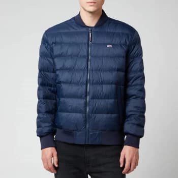 Tommy Jeans Mens Light Down Bomber Jacket - Twilight Navy - M