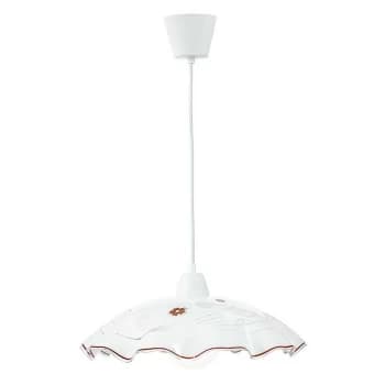 Fan Europe Lighting - Fan Europe VICTORIA Dome Pendant Ceiling Light White 42x30cm