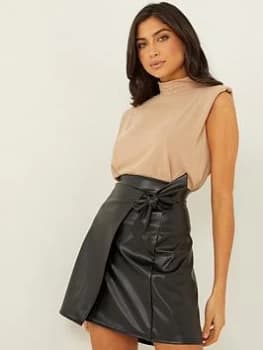 Quiz Camel Knitted Top - 6